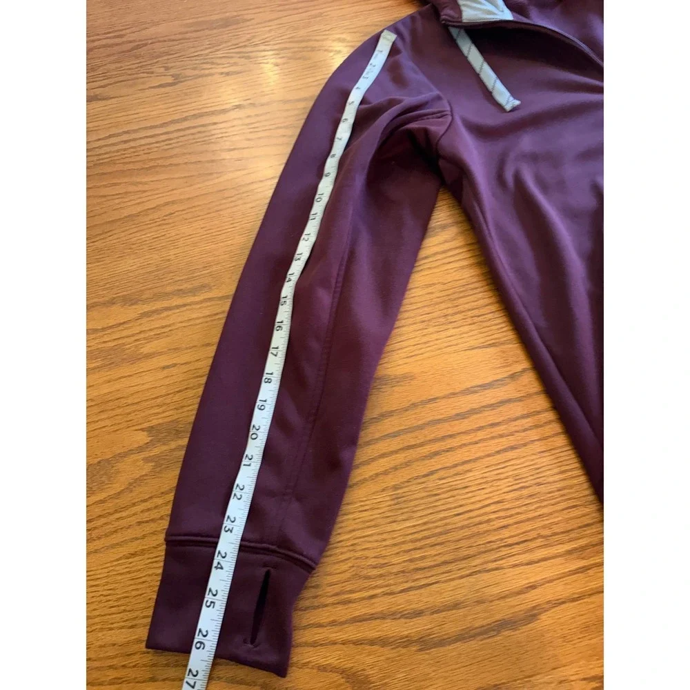 The North Face‎ Mens Full Zip Hoodie Maroon Gorpcore Hiking Sweatshirt Small